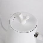 RTS 1.2L White Mini Stainless Steel Electric Kettle Gooseneck Pour Over for Tea and Coffee for Household Use