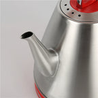 RTS Hot Sell 1500W Stainless Steel Electric Kettle 1.5L Vintage Style Gooseneck Electric Kettles