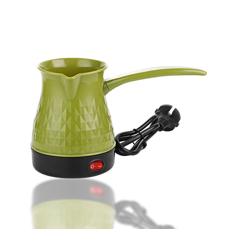 800ML Small Home Appliances Plastic Teapot Electric Kettle Turkish Coffee Pot Pink Instant Coffee Machine