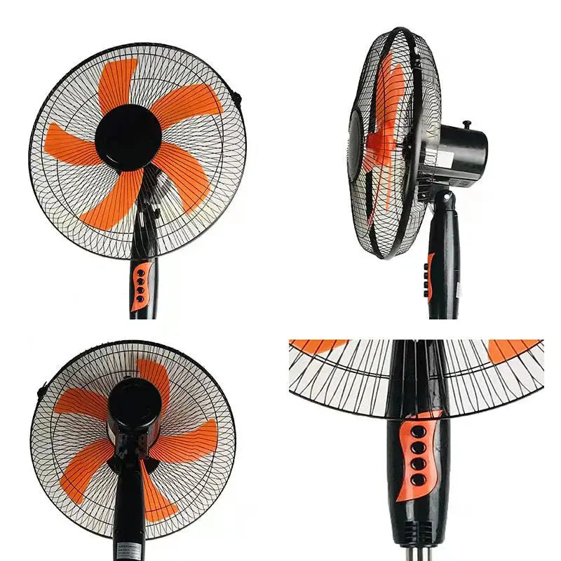 High Quality Household Summer 5 Leaves Electric Fan Shaking Head 16 Inches Floor Fan