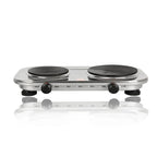 RTS Kitchen Use Double Hot Plate Stove 1000W Electric Hot Plate Portable 2 Burner Hot Plate