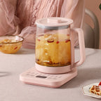1.5L Multifunction Smart Maker Electric Kettle White Pink Temperature Adjustable Fast Boil Cordless Electric Kettle