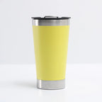 Reusable Vaccum Glass 502ml Thermal Beer Glass Cup Keep Cold Copo Termico With Lid and Opener