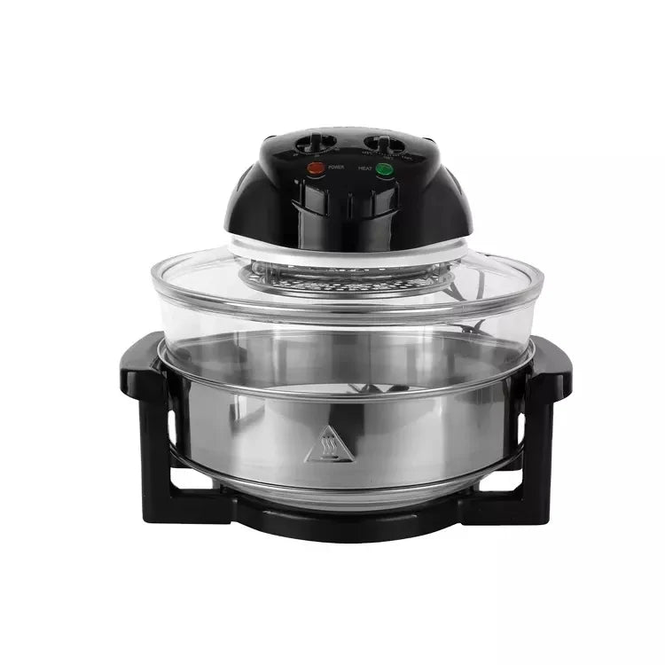 20L Household Multifunctional Electric Fryer French Fries Machine Smart Glass Visualization Lightwave Oven