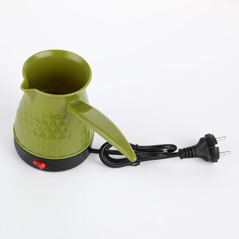 800ML Small Home Appliances Plastic Teapot Electric Kettle Turkish Coffee Pot Pink Instant Coffee Machine