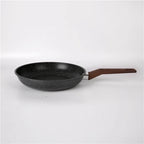 Professional Skillet 26/28/30cm Kitchen Cooking Nonstick Maifan Stone Fry Pan With Wood Handle