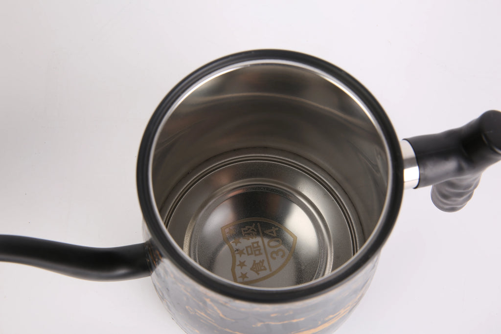 RTS 1.5L Stainless Steel Electric Gooseneck Pour Over Coffee & Tea Kettle Long Neck Spout for Household Use