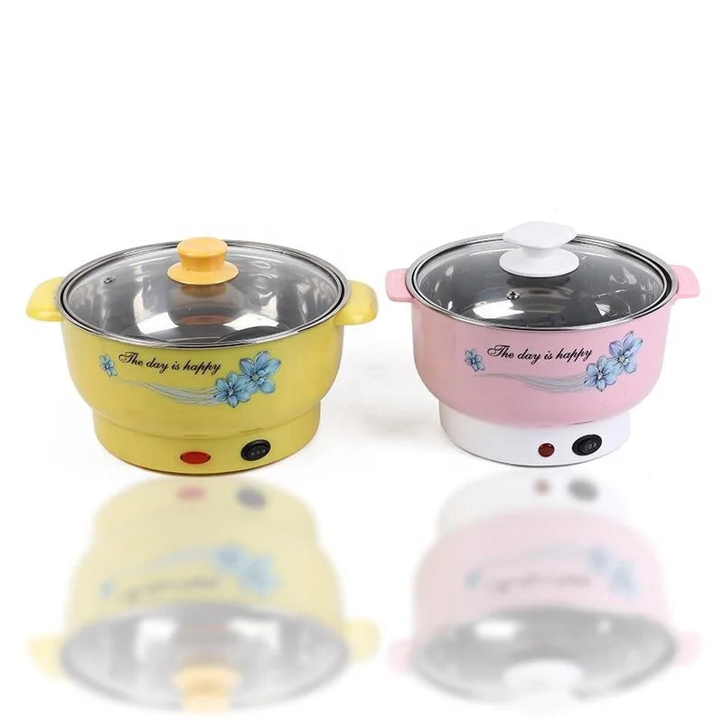 800W 20/22cm 220V 100cm High Quality Low Price Stew Pot Hot Sales Stainless Steel Electric Steam Cooking Pot