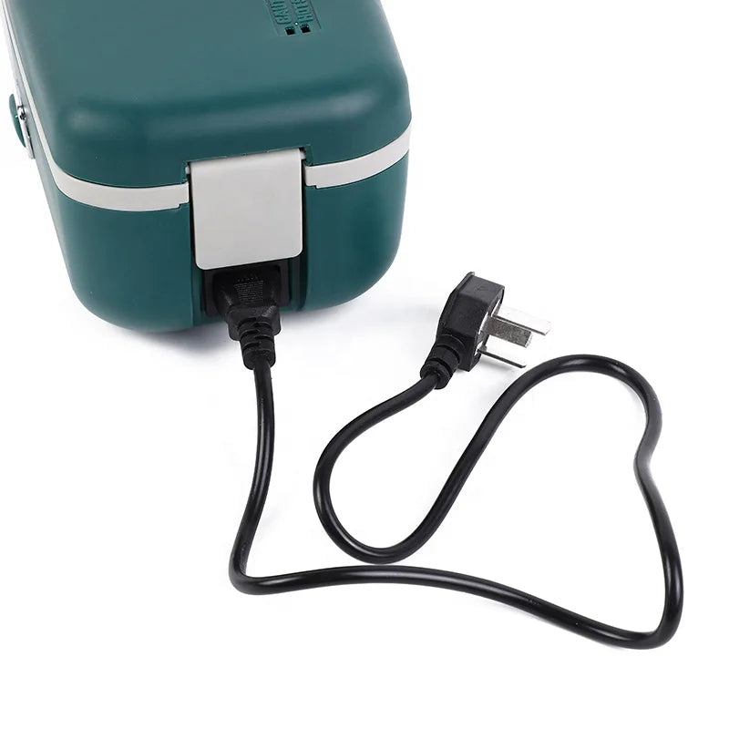 230W 220V 304 Steel Inner Single Layer Lunch Box Portable Food Grade Kids Bento Food Storage Container