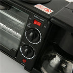 Breakfast Maker Sandwich Machine Egg Frying Pan Meat Roaster Make Coffee 3 in 1 Multifunction Breakfast Machine