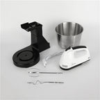 350W Stand Electric Egg Beater Kitchen Electric Cake Food Stand Mixer Hand Blender Machines With Stainless Steel Bowl