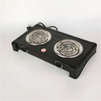 Wholesale Stainless Steel Double Hot Plate Stove Countertop Spiral Electric Hot Plate Cooking Element