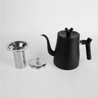 RTS Wholesale 304 Stainless Steel Pour Over Tea Coffee Tool Temperature Control Electric Gooseneck Kettle