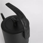 1L Portable Tea Coffee Pot Stainless Steel Retro Gooseneck Electric Pour-Over Kettle Black Electric Kettle