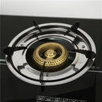 2024 New Style Kitchen Appliances Tempered Glass Top Cooking Built-in 2 Burner Gas Stove