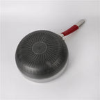 Hot Sale Cookware 24/26/28/30cm Nonstick Stainless Steel Honeycomb Frying Pan Kitchen Fry Pans