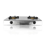 Appliances Kitchen Gas Cooktops Stainless Steel 2 Burners Table Top Gas Stove Cooker