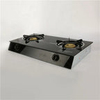 2024 New Style Kitchen Appliances Tempered Glass Top Cooking Built-in 2 Burner Gas Stove