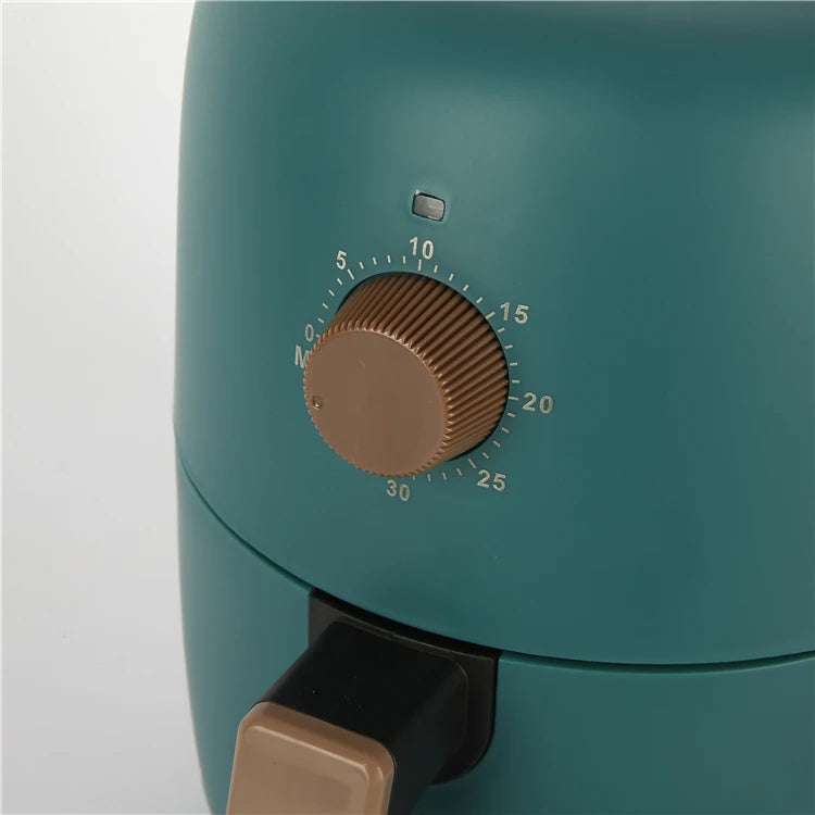 RTS 500W Household Air Fryer 500W 3.5L Air Fryer Healthy Low Fat Cooking Pot Intelligent Round Mini Air Fryer