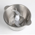 RTS Wholesale 304 Stainless Steel Household 2.5L Mini Food Chopper Processor Electric Meat Grinder
