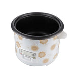 Wholesale White Printing Flower Rice Cooker 2L 400W 220V Keep Warm Rice Cooker With Steamer