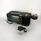 Breakfast Maker Sandwich Machine Egg Frying Pan Meat Roaster Make Coffee 3 in 1 Multifunction Breakfast Machine