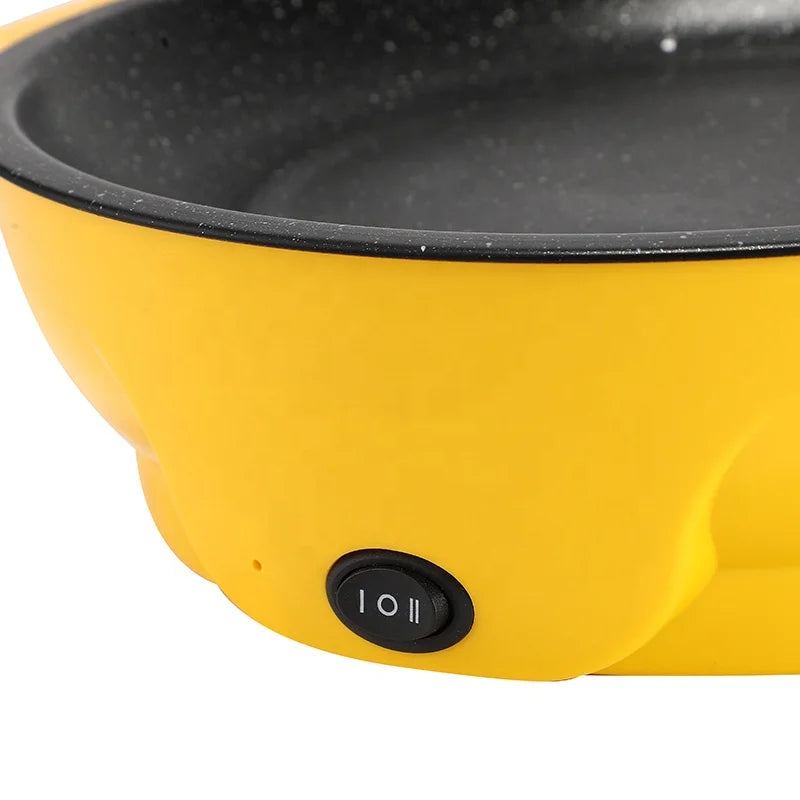 New Design Mini Electric Skillet Frying Pan 22cm Multi Function Round Electric Skillet Pan