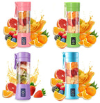 RTS 380ML Personal Portable Mini Blenders Usb Rechargeable Fruit Juice Cup Electric Mini Portable Juice Cup