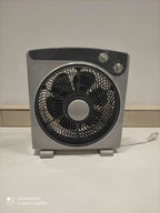 Cheap Office Home Commercial Plastic Electric 10/12inch Table Square Box Fan