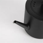 RTS 1L Portable Gooseneck Electric Pour-Over Kettle Stainless Steel Retro Design for Home or Hotel Use Black Electric Kettle