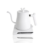 RTS 1.2L White Mini Stainless Steel Electric Kettle Gooseneck Pour Over for Tea and Coffee for Household Use