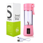 RTS Multifunctional Smart Mini Juicer Bottles Portable Electric Juicer Blender Mini 6 Leaf Rechargeable Juice Cup