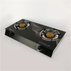 RTS Best Quality Gas Cooktop Household 2 Burner Table Gas Stove Tempered Glass Top Gas Stove