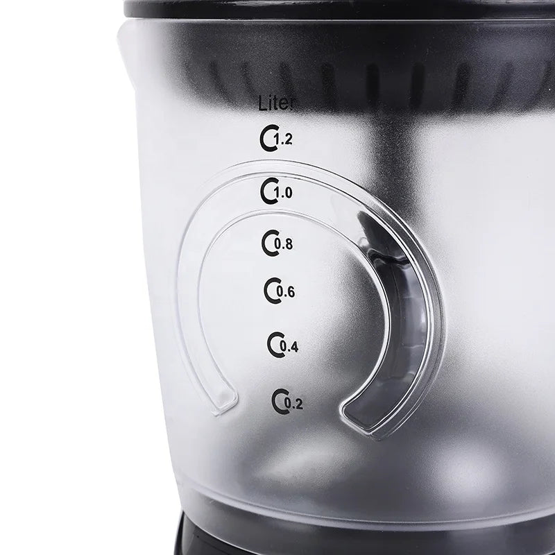 RTS 60W 1200ml 220V Plastic Cup 100cm Detachable Anti-Skip Feet Convenient Citrus Blender Electric Sugar Cane Juicer Machine