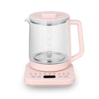 1.5L Multifunction Smart Maker Electric Kettle White Pink Temperature Adjustable Fast Boil Cordless Electric Kettle