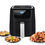 1400W Electric 5L Large Capacity Air Fryer Custom Oil Free Deep Fryer Without Oil Smart Touch Air Fryer