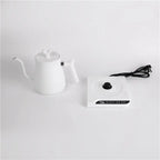 1.2L Gooseneck Electric Coffee Kettle White Mini Stainless Steel Pour Over Tea Electric Kettle