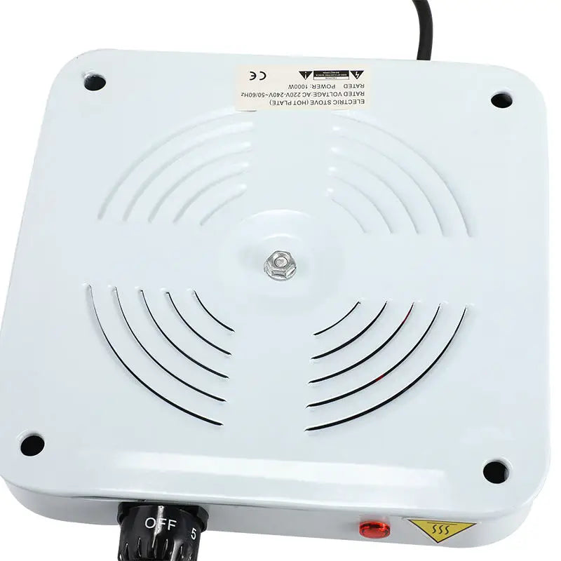 Portable 1000w Mini Cookwares Countertop Single Electric Hot Plate Stove With Adjustable Temperature for Cooking
