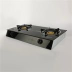 2024 New Style Kitchen Appliances Tempered Glass Top Cooking Built-in 2 Burner Gas Stove