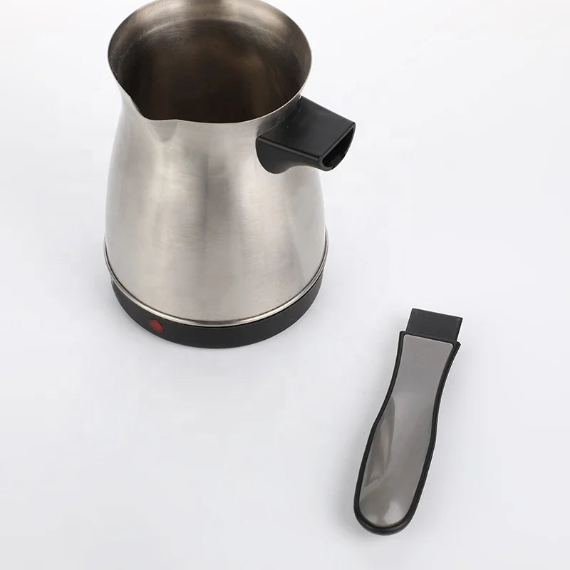 RTS 800w Household Cheap Tea Coffee Pot Electric Stainless Steel Coffee Pot Electric Turkish Coffee Pot