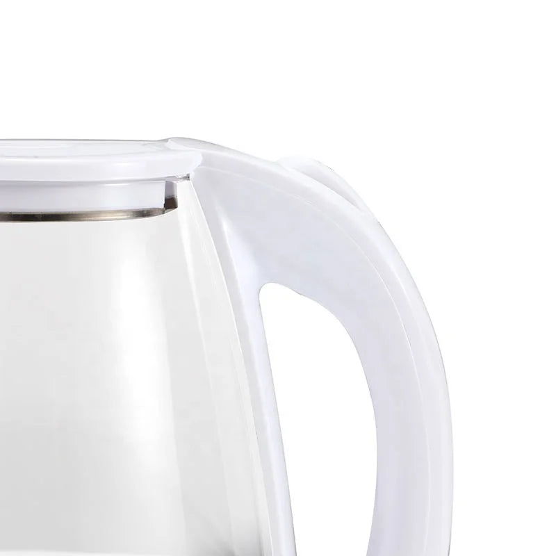 Hotel Room Electric Kettles White Glass Kettle Electric Home Appliances Kitchen Appliance 2L Electric Kettle