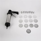Household Kitchen Tool Piping Nozzles Biscuit Maker Pastry Piping Nozzles Cookie Press Kit Biscuit Maker Cookie Gun